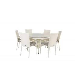 Volta Rundt Loungesæt - Havemøbelsæt - Hvid