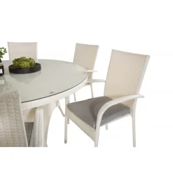 Volta Rundt Loungesæt - Havemøbelsæt - Hvid