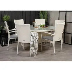 Volta Rundt Loungesæt - Havemøbelsæt - Hvid