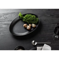 Wabi Sabi Tallerken - Sort