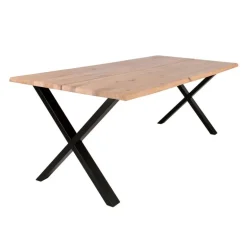 Westwood plankebord 240x95 - Hvidolieret egetræ/Sort