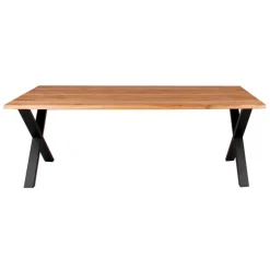 Westwood plankebord 180x95 - Naturolieret egetræ/Sort