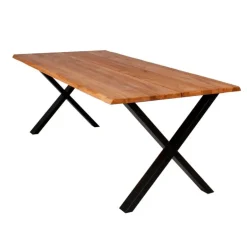 Westwood plankebord 240x95 - Naturolieret egetræ/Sort