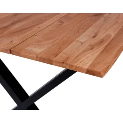 Westwood plankebord 240x95 - Naturolieret egetræ/Sort