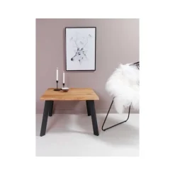 Westwood plankesofabord 80x80 - Naturolieret