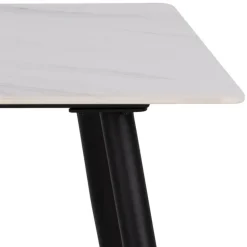 Wicklow spisebord hvid keramik