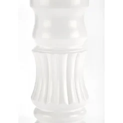 WILLIAM Spisebord 90cm kan udvides til 124cm - Hvid Massivt Træ