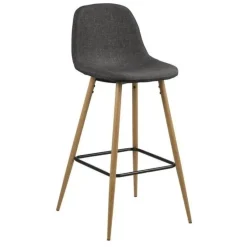 Wilma barstol - Grå/Eg