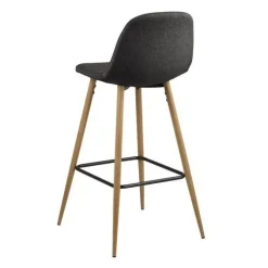 Wilma barstol - Grå/Eg