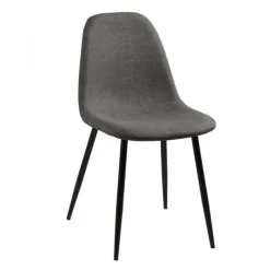 Wilma spisebordsstol - Grå/Sort
