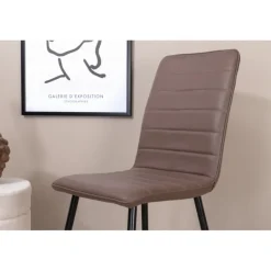 Windu Spisestuestol - Sort og Brun