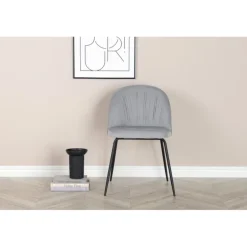 Wrinkles Spisebordsstol - Sort og Grå