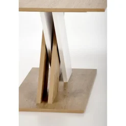 XARELTO Spisebord med udtræk, lancelot eg / Hvid