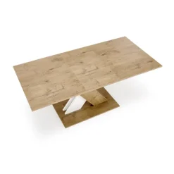 XARELTO Spisebord med udtræk, lancelot eg / Hvid