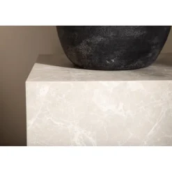 York Høj hjørnebord 40x40cm - Beige