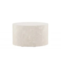 York Sofabord Ø80cm - Beige