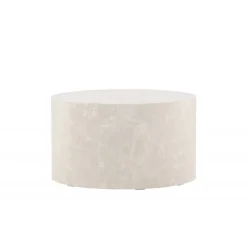 York Sofabord Ø80cm - Beige