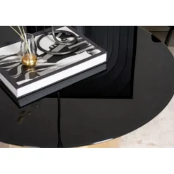 Ystad Bord - Sort og Brushed Messing