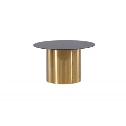 Ystad Bord - Sort og Brushed Messing