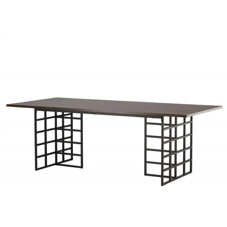 Ystad Spisebord - Sort og mocca