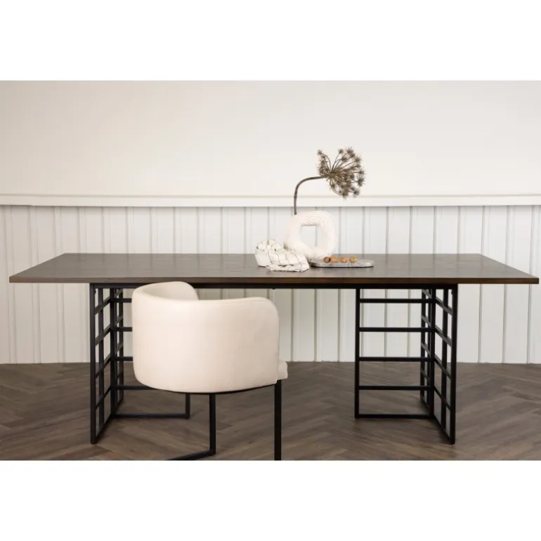 Ystad Spisebord - Sort og mocca