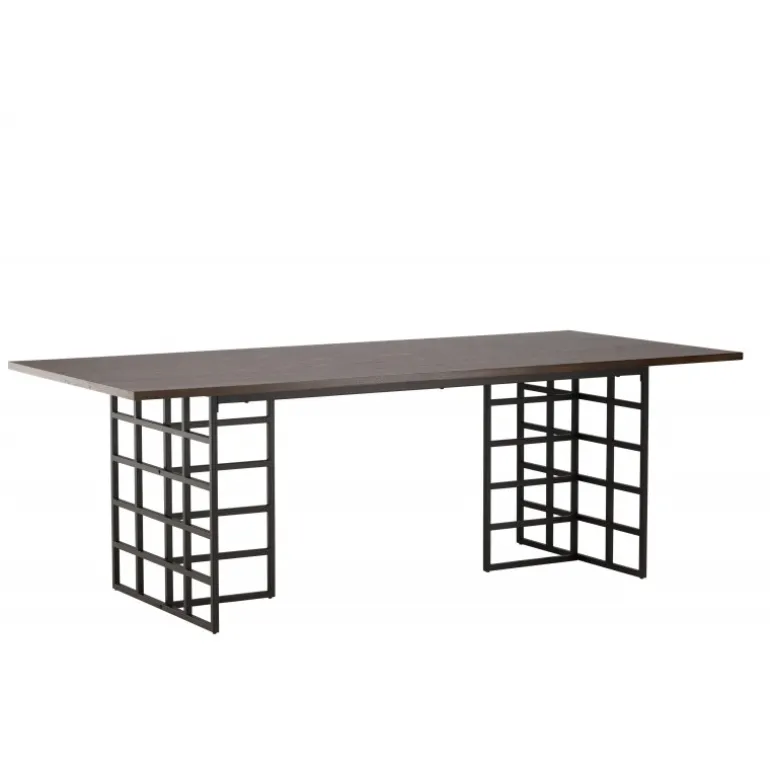 Ystad Spisebord - Sort og mocca