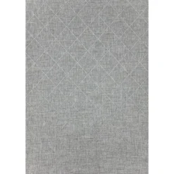 Zagora Udendørs tæppe Rhombus - Grå