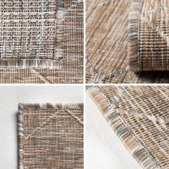 Zagora Udendørs tæppe Rhombus - Beige