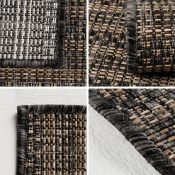 Zagora Udendørs tæppe Vintage - Sort