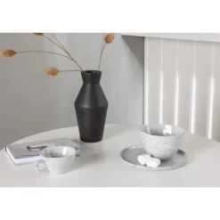 Zeno Rundt Spisestuesæt - Sort og Hvid