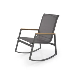 ZLATAN havestol, - d.MørkeGrå / l.lyseGrå