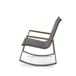 ZLATAN havestol, - d.MørkeGrå / l.lyseGrå