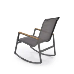 ZLATAN havestol, - d.MørkeGrå / l.lyseGrå