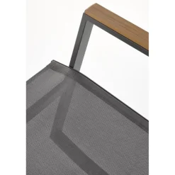 ZLATAN havestol, - d.MørkeGrå / l.lyseGrå