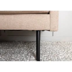 Zoom 2 personers Sofa - Sort og Brun