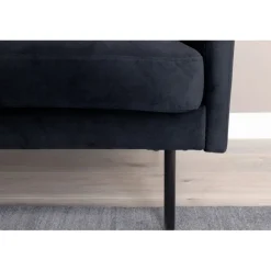 Zoom 2 personers Sofa - Sort