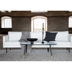 Zoom 3 personers Sofa - Sort og Lys beige