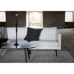 Zoom 3 personers Sofa - Sort og Lys beige