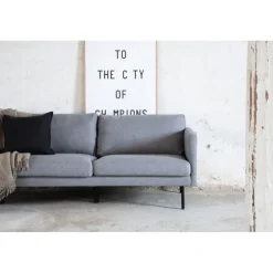 Zoom 3 personers Sofa - Sort og Grå