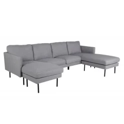 Zoom Chaiselong Sofa - Grå Stof