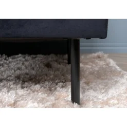 Zoom U-Sofa - Sort Velour